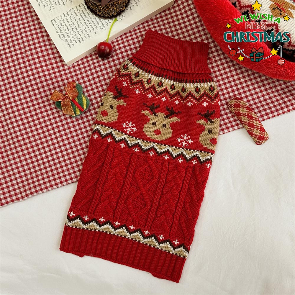 Gingerbread Man Christmas Pet Sweater | NCS