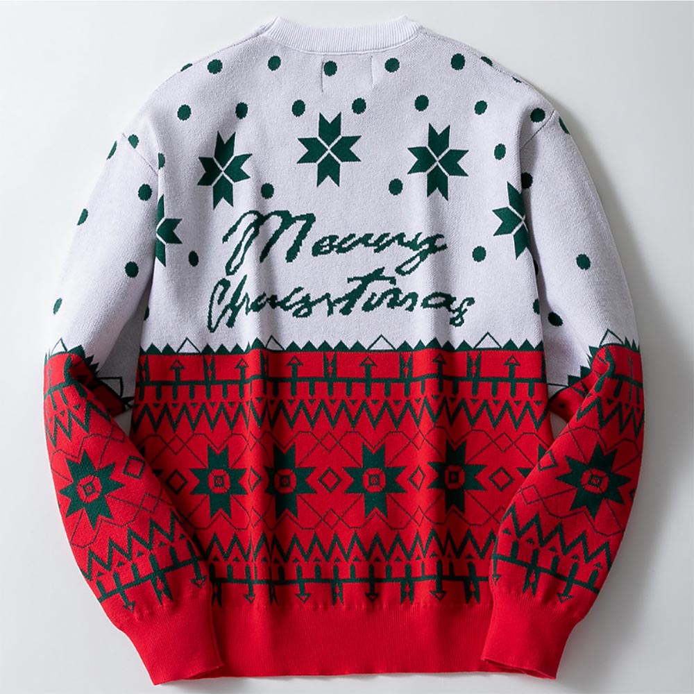 Men’s Christmas Jacquard Loose Sweater | NCS