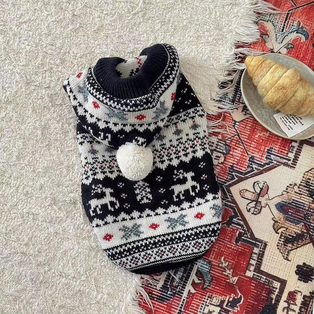 Pet Christmas Hooded Warm Sweater | NCS