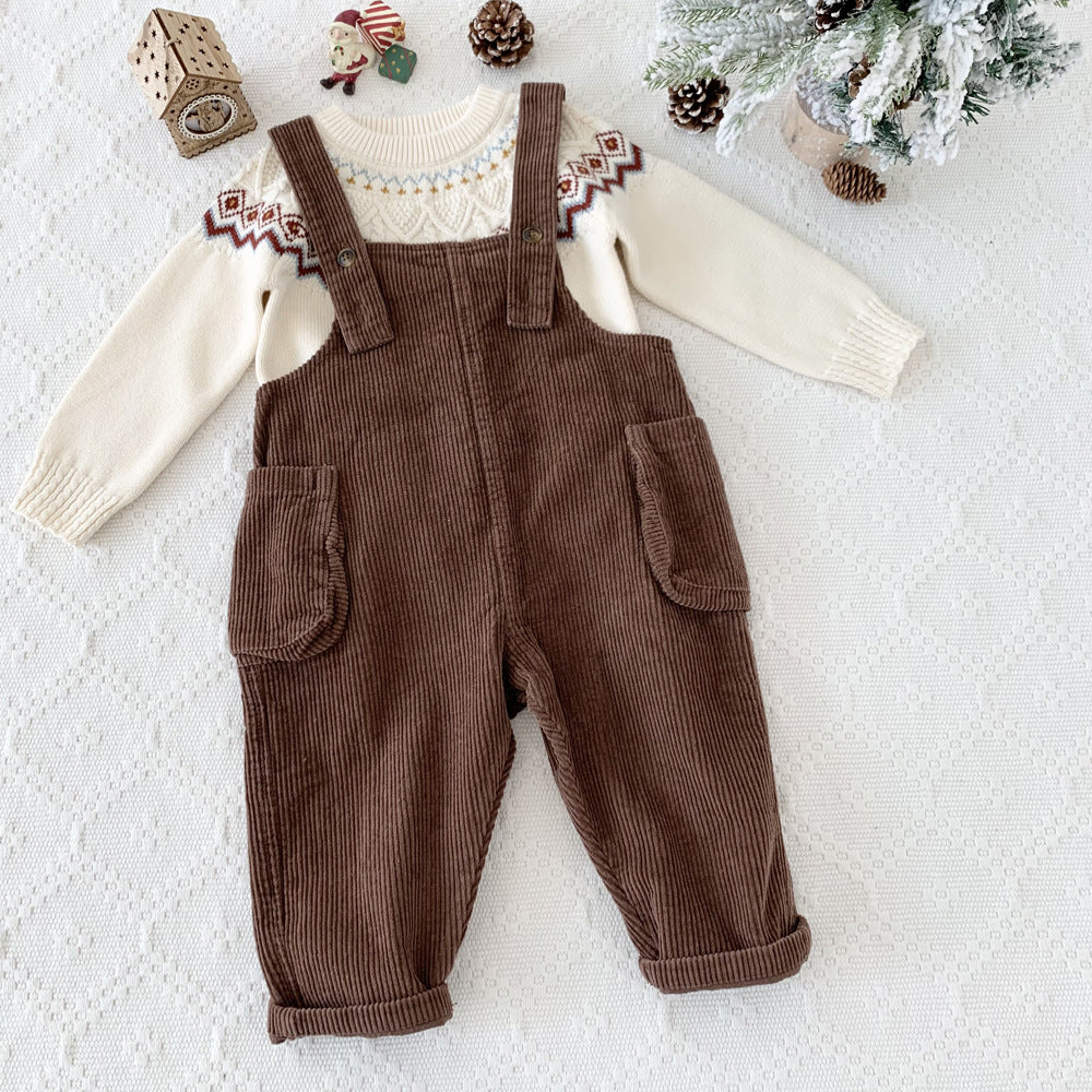 Baby Fair Isle Christmas Knit Sweater | NCS