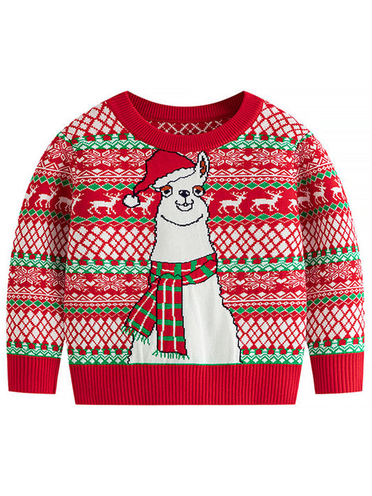 Children's Alpaca Ugly Christmas Sweater | NCS