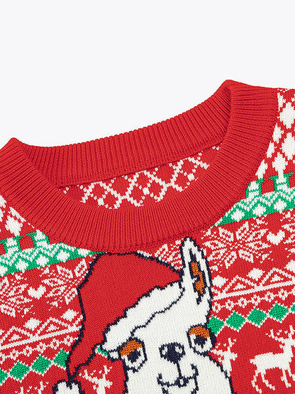 Children's Alpaca Ugly Christmas Sweater | NCS