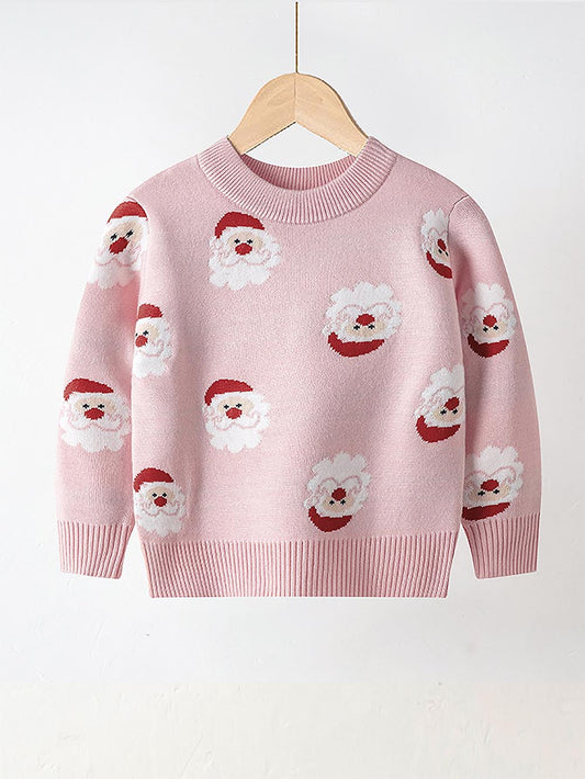 Children's Christmas Santa Claus Pattern Sweater | NCS