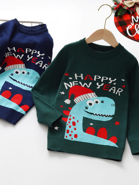 Christmas Dinosaur Sweater for Kids | NCS