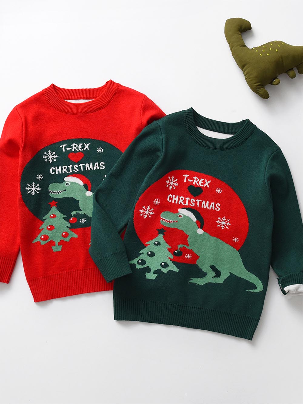 Christmas Dinosaur Sweater for Kids | NCS