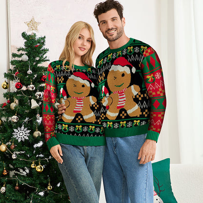 Christmas Gingerbread Fair Isle Colorblock Sweater | NCS