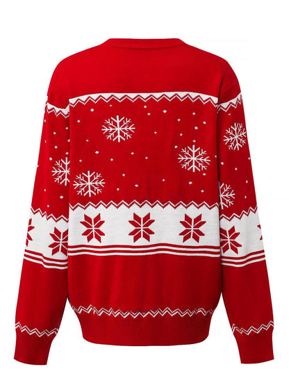 Christmas Reindeer Jacquard Family Matching Sweater | NCS