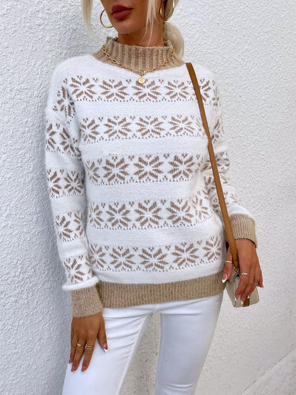 Christmas Snowflake Jacquard Sweater | NCS