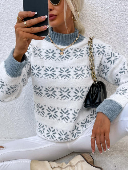 Christmas Snowflake Jacquard Sweater | NCS