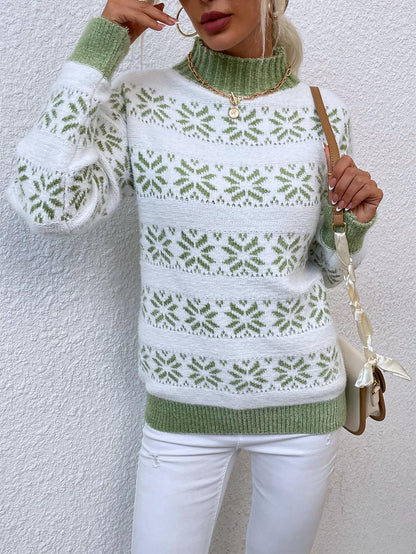 Christmas Snowflake Jacquard Sweater | NCS