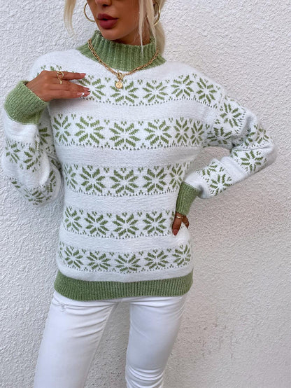 Christmas Snowflake Jacquard Sweater | NCS