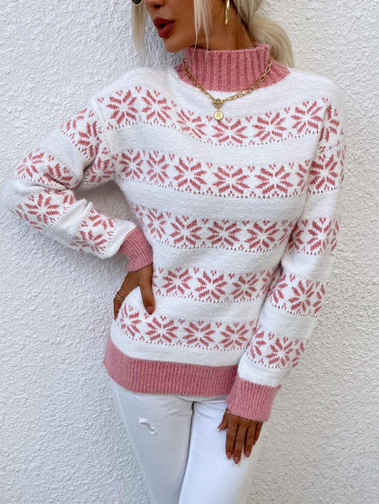 Christmas Snowflake Jacquard Sweater | NCS