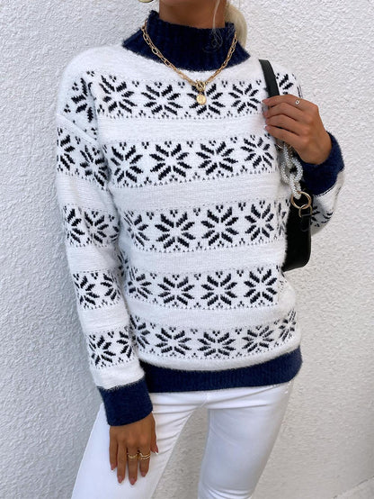 Christmas Snowflake Jacquard Sweater | NCS