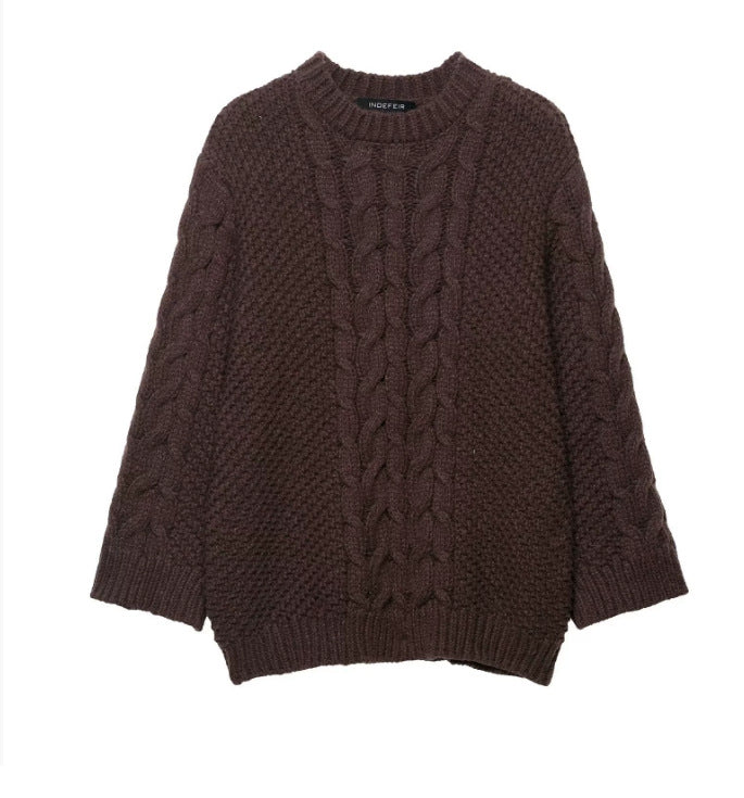 Cozy Bell Sleeve Cable Knit Sweater | NCS