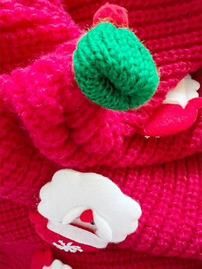 Cute 3D Santa Claus Christmas Knit Sweater | NCS