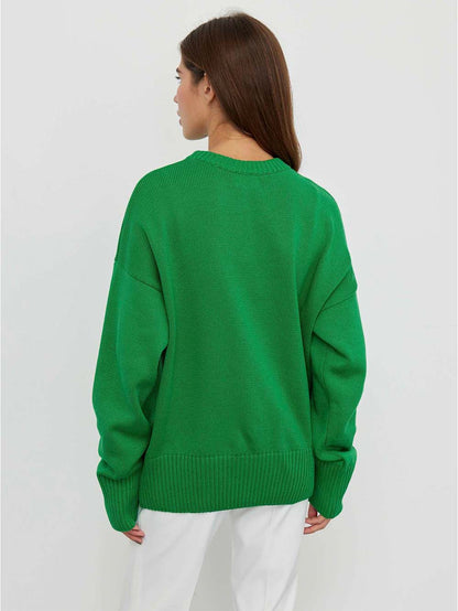 Drop-Shoulder Wide-Edges Sweater | NCS