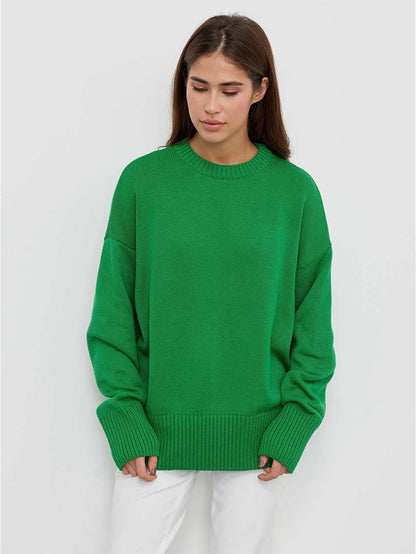 Drop-Shoulder Wide-Edges Sweater | NCS