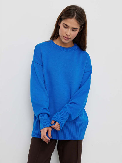 Drop-Shoulder Wide-Edges Sweater | NCS