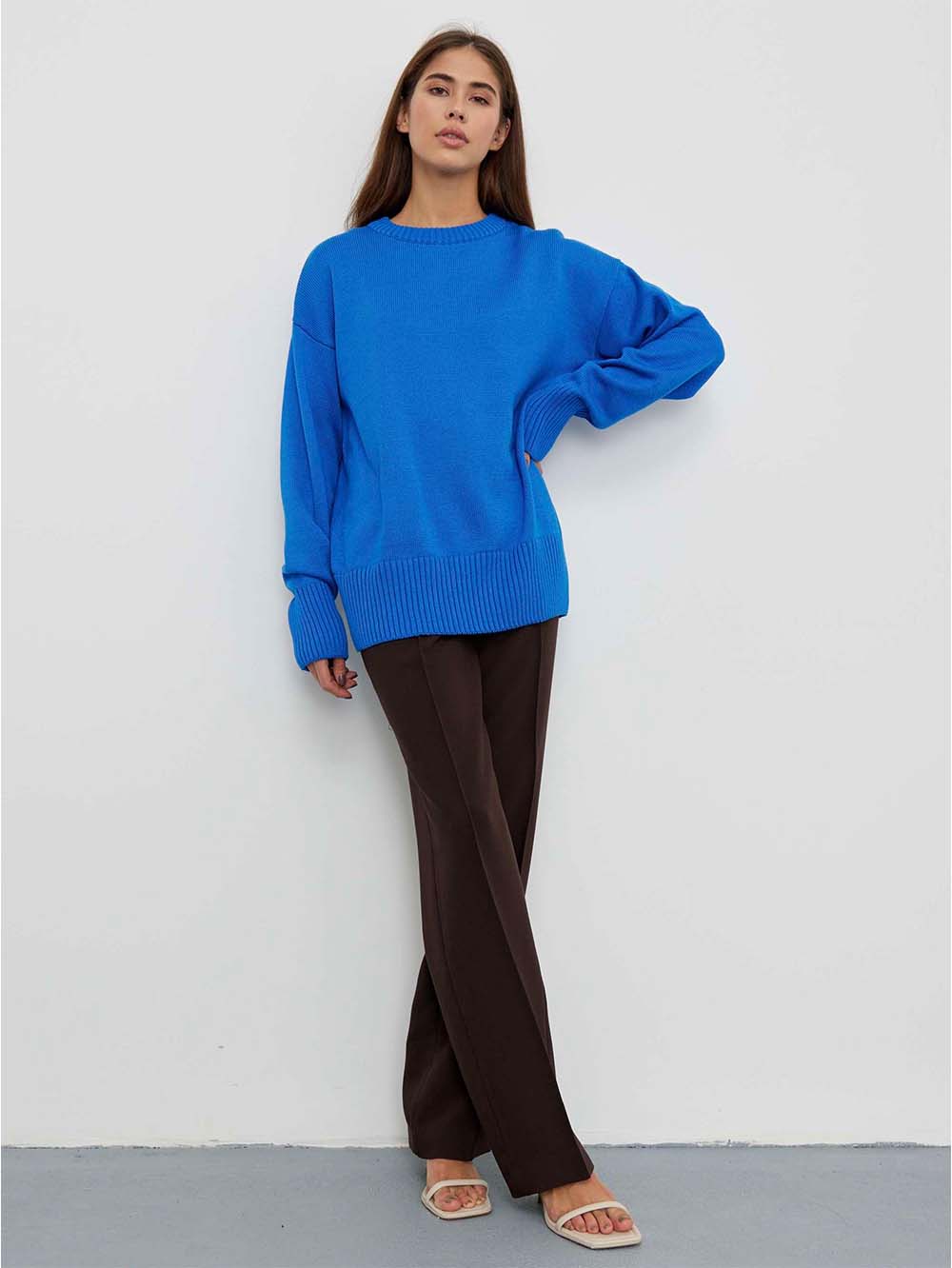 Drop-Shoulder Wide-Edges Sweater | NCS