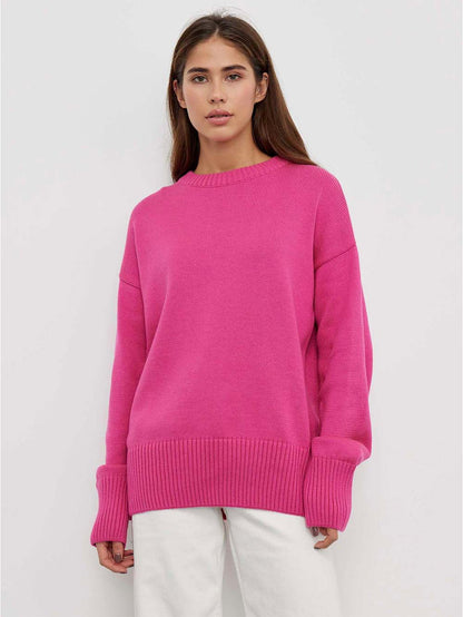 Drop-Shoulder Wide-Edges Sweater | NCS