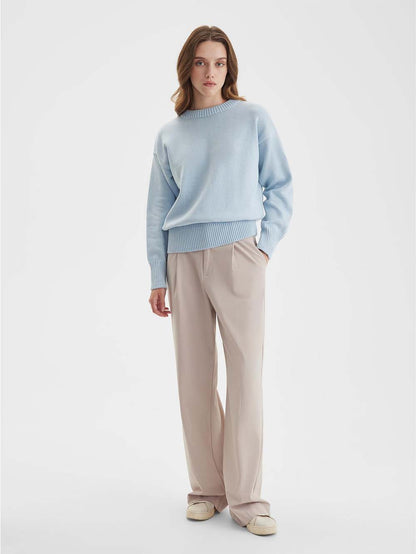 Drop-Shoulder Wide-Edges Sweater | NCS