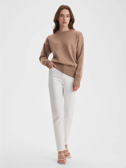 Drop-Shoulder Wide-Edges Sweater | NCS