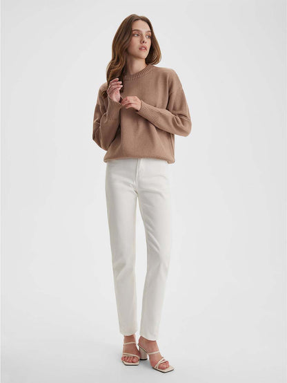 Drop-Shoulder Wide-Edges Sweater | NCS