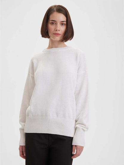 Drop-Shoulder Wide-Edges Sweater | NCS