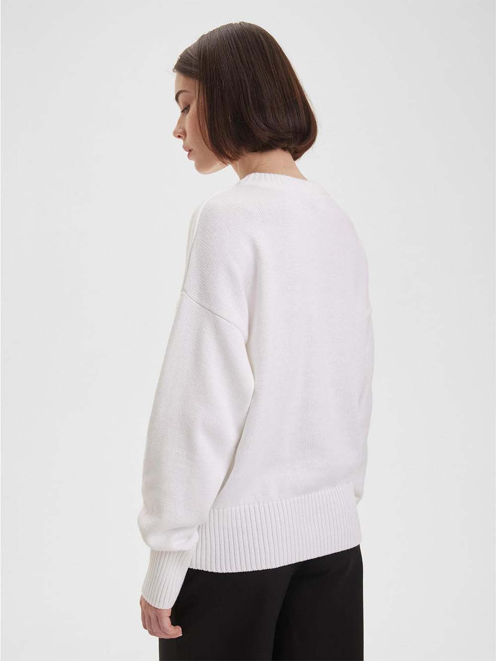 Drop-Shoulder Wide-Edges Sweater | NCS