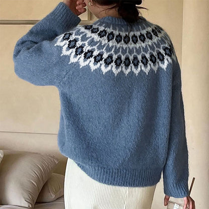 Fair Isle Casual Versatile Knit Sweater | NCS