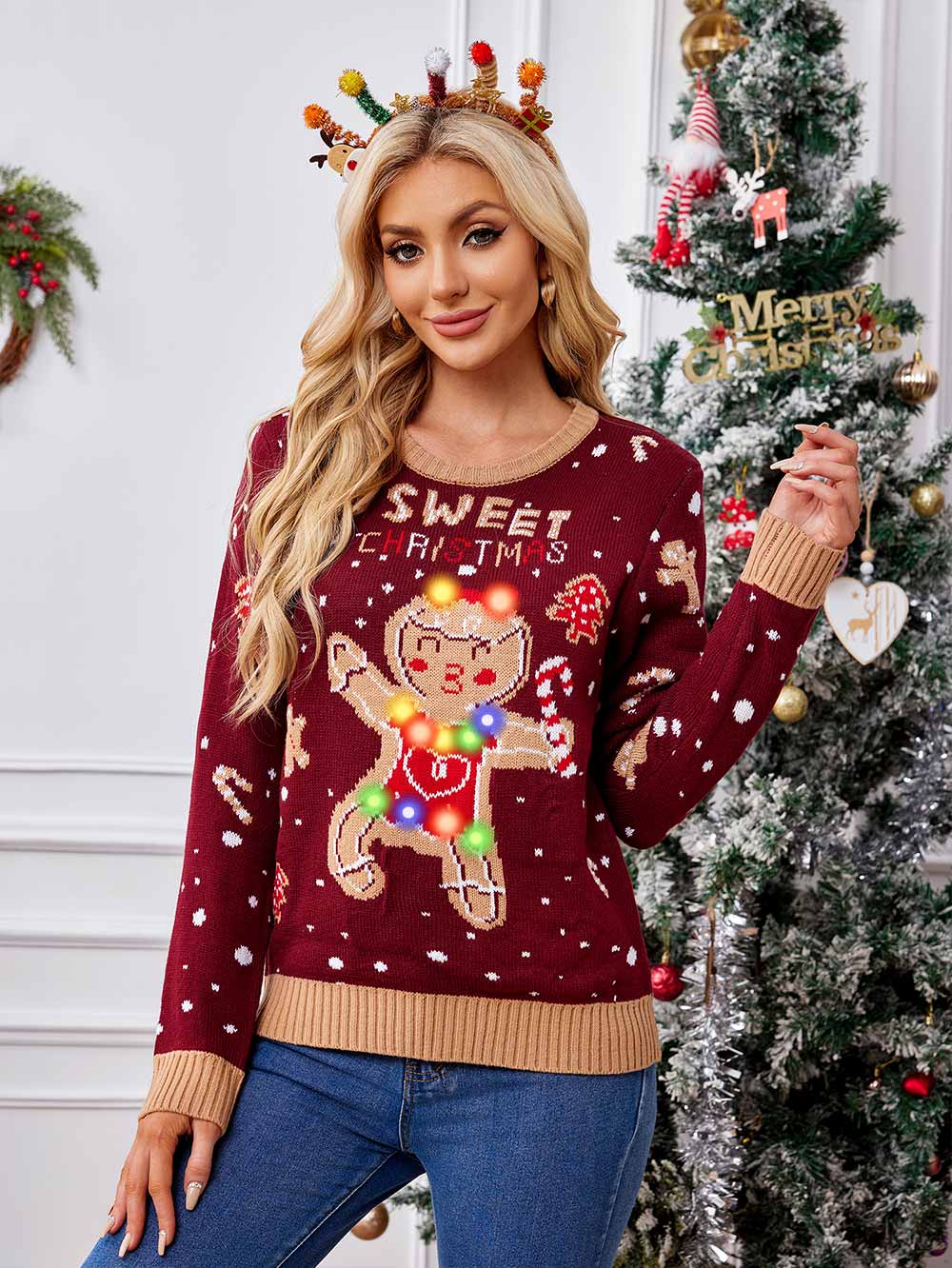 Funny Gingerbread Ugly Christmas Sweater | NCS