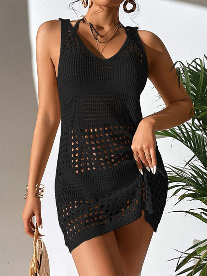 Hollow Knitted Cover Up Dress | NCS