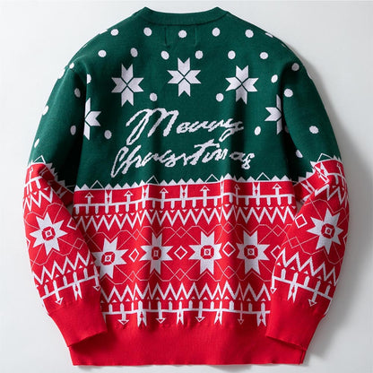Men’s Christmas Jacquard Loose Sweater | NCS