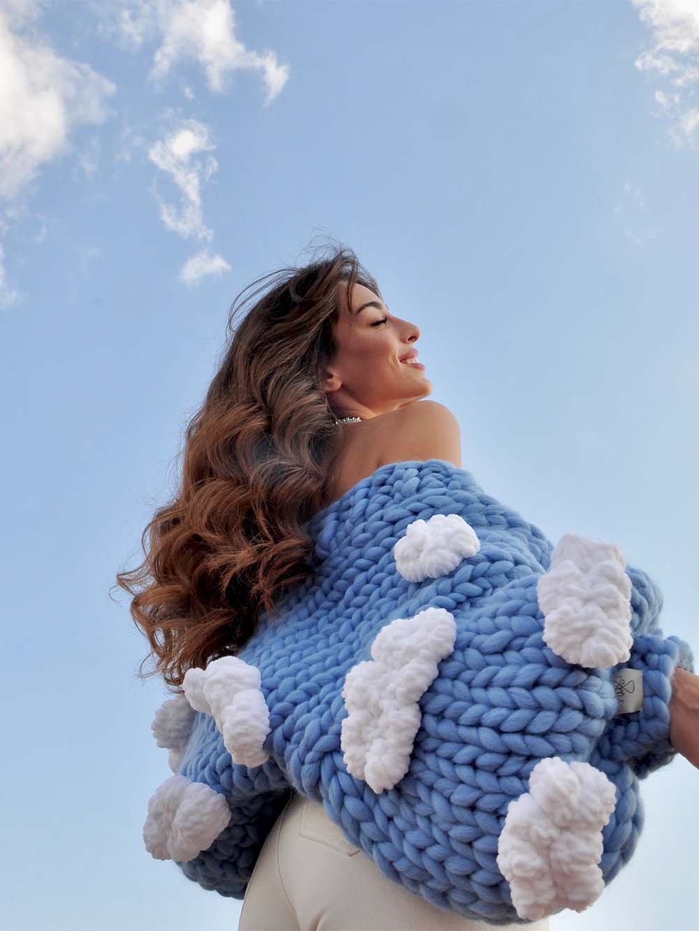 Oversized Cloud Handmade Knit Cardigan | NCS