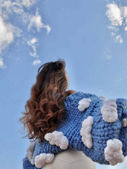 Oversized Cloud Handmade Knit Cardigan | NCS