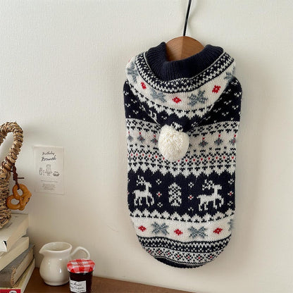 Pet Christmas Hooded Warm Sweater | NCS