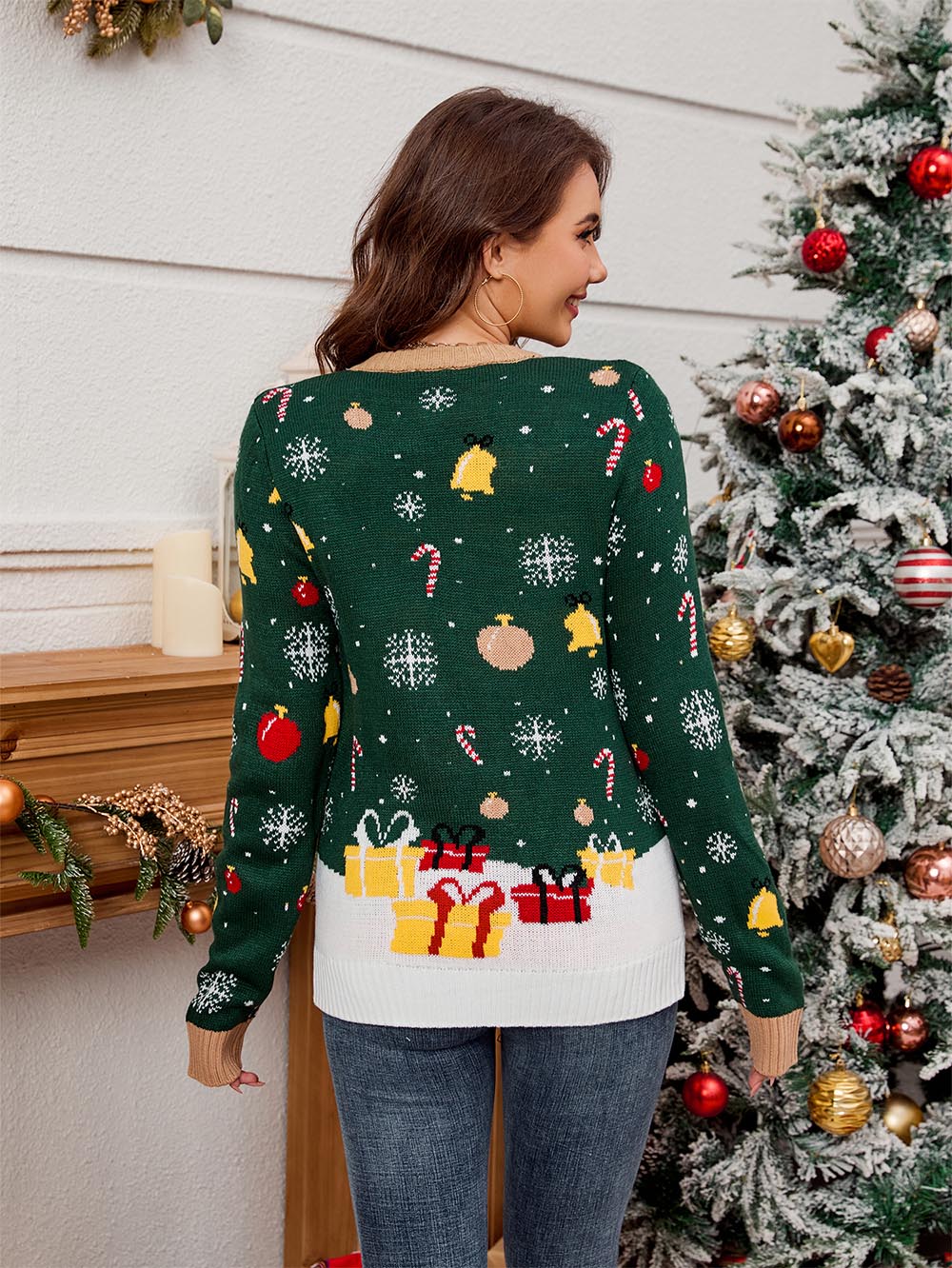 Santa Claus Crewneck Pullover Sweater | NCS