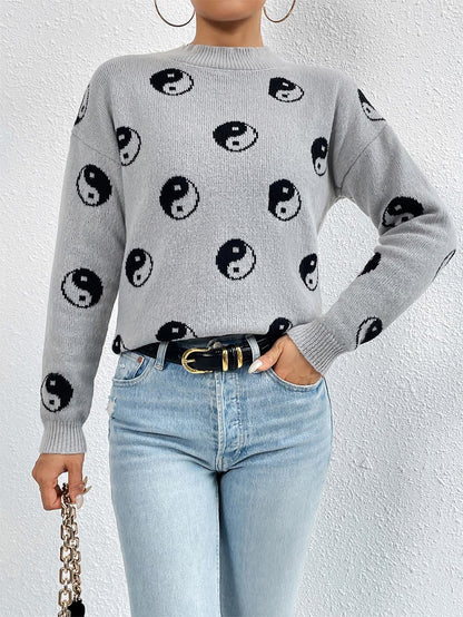 Skull Pattern Halloween Sweater | NCS