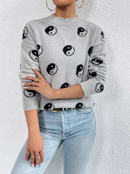 Skull Pattern Halloween Sweater | NCS