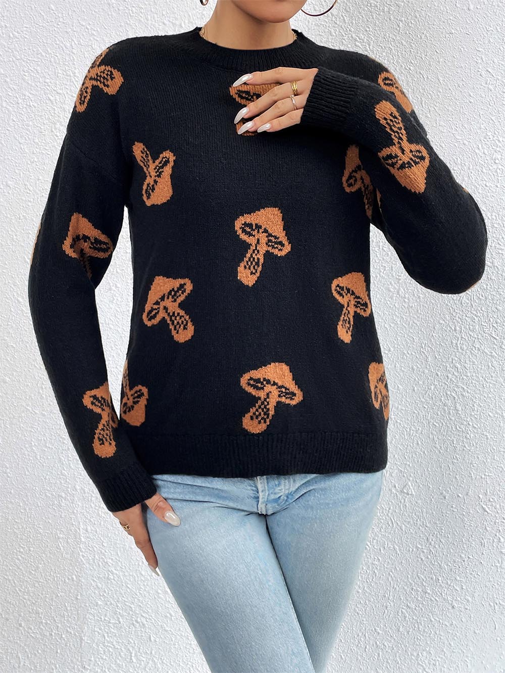 Skull Pattern Halloween Sweater | NCS