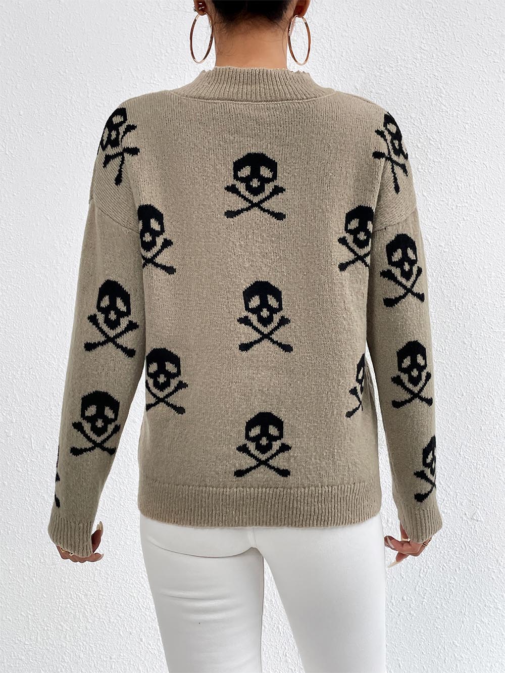 Skull Pattern Halloween Sweater | NCS