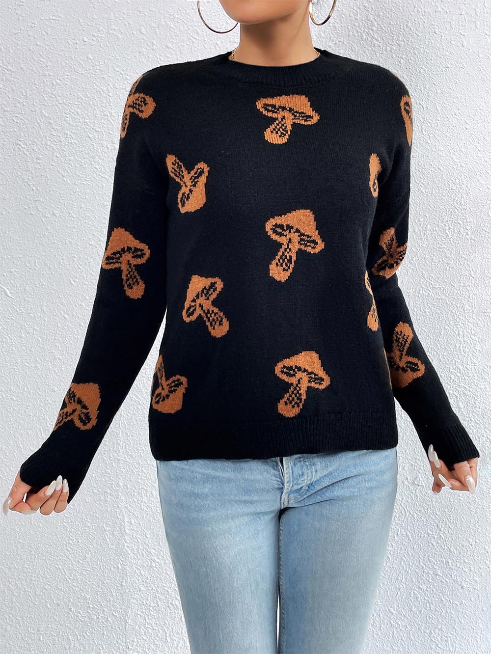 Skull Pattern Halloween Sweater | NCS