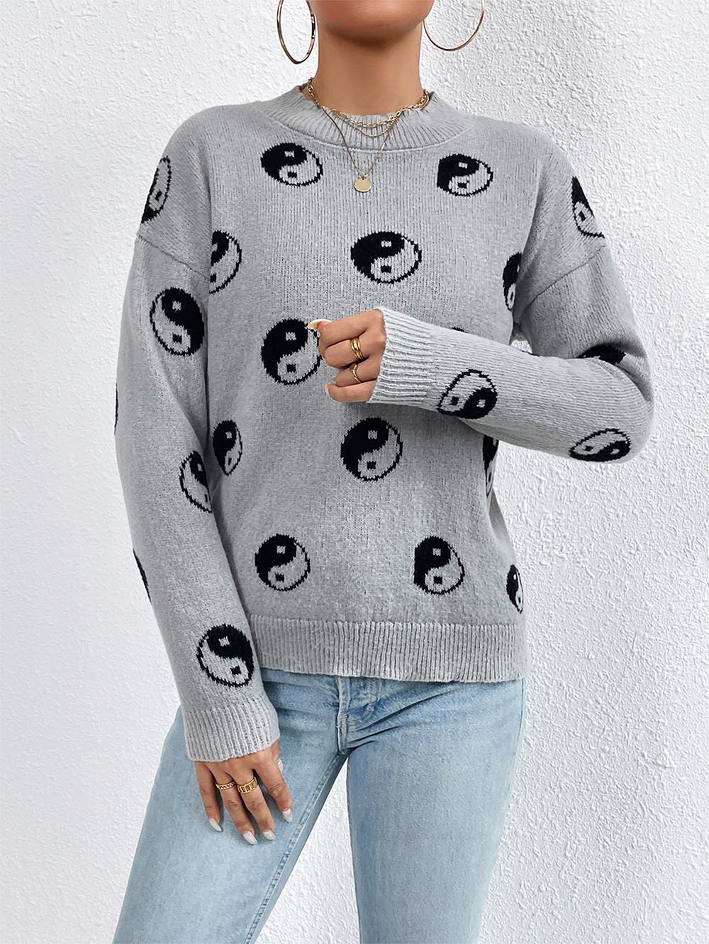 Skull Pattern Halloween Sweater | NCS