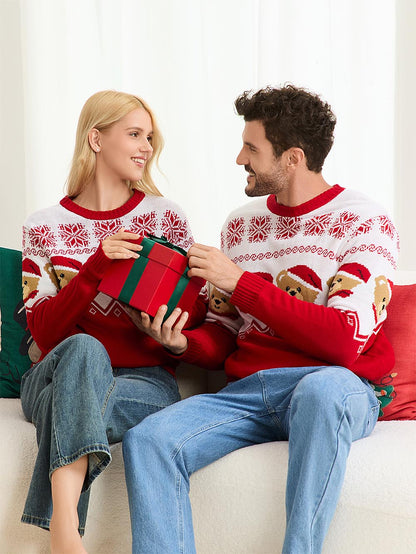 Teddy Bear Fair Isle Christmas Sweater | NCS