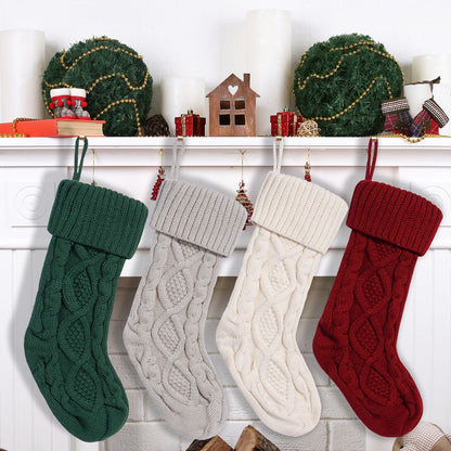 Unique Knitted Christmas Stockings(6PCS) | NCS