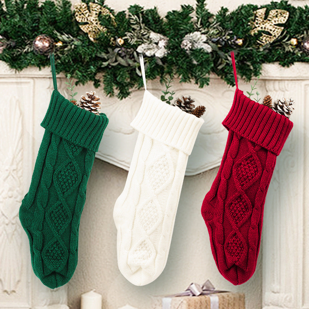 Unique Knitted Christmas Stockings(6PCS) | NCS