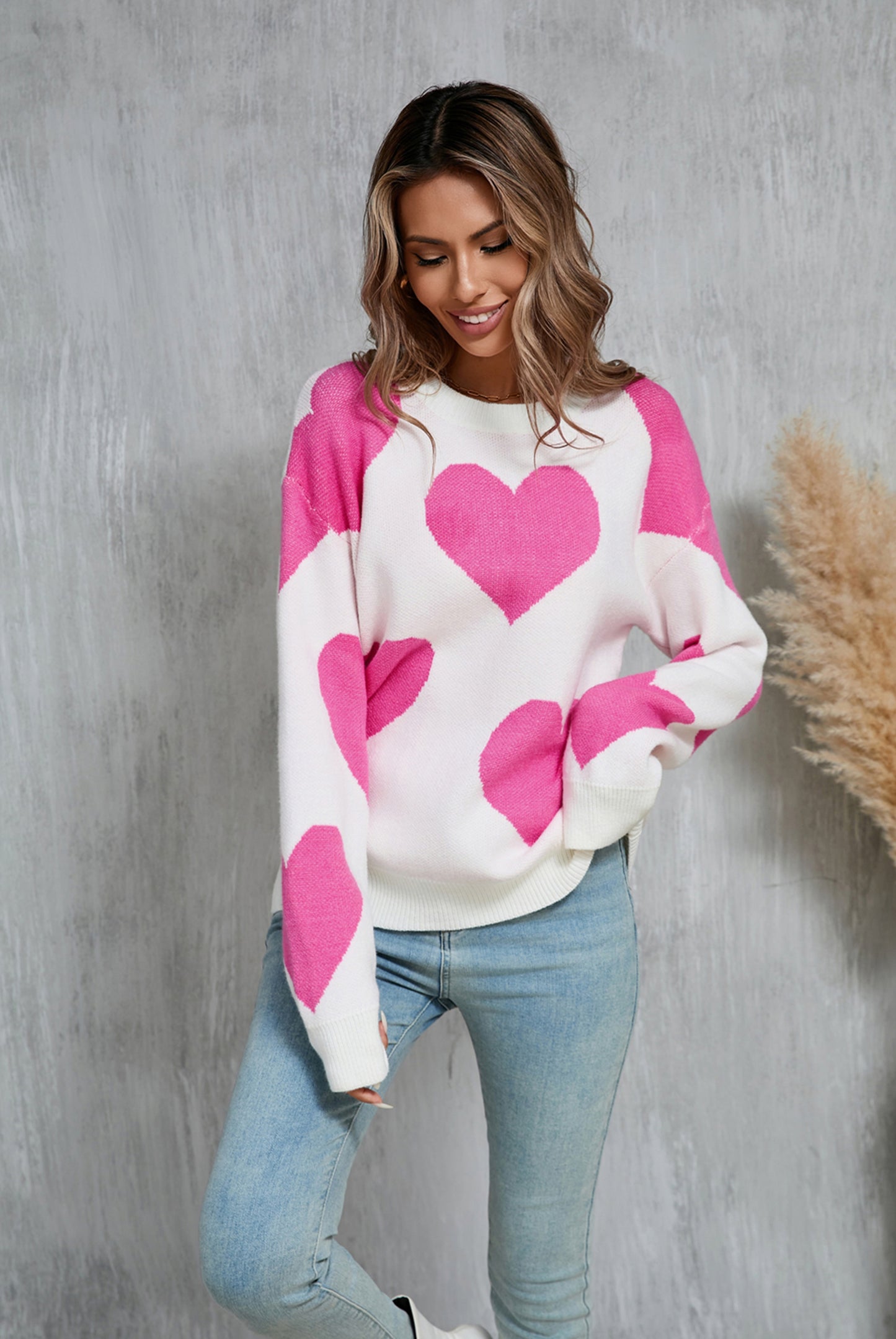 Valentine's Day Heart-Shaped Love Sweater for Women | NCS