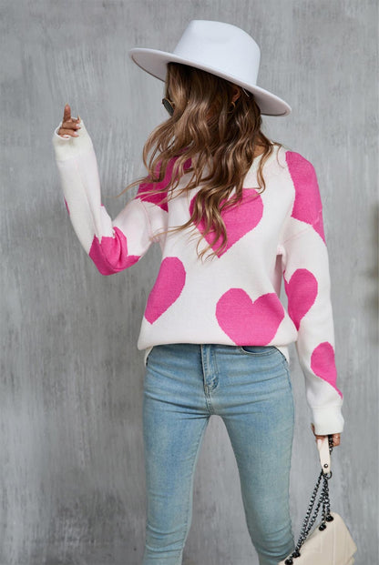 Valentine's Day Heart-Shaped Love Sweater for Women | NCS