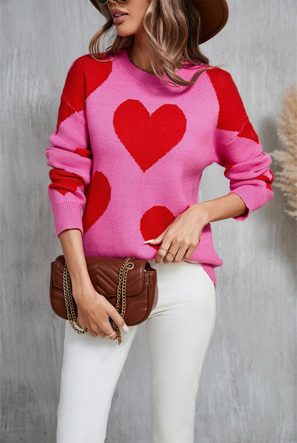 Valentine's Day Heart-Shaped Love Sweater for Women | NCS