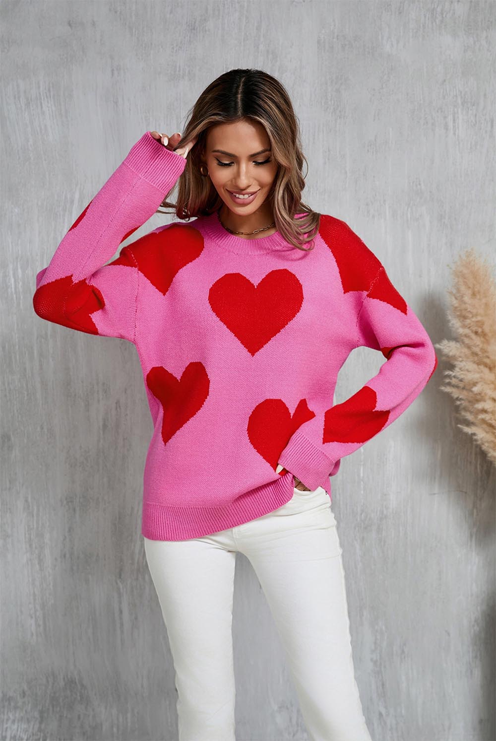 Valentine's Day Heart-Shaped Love Sweater for Women | NCS